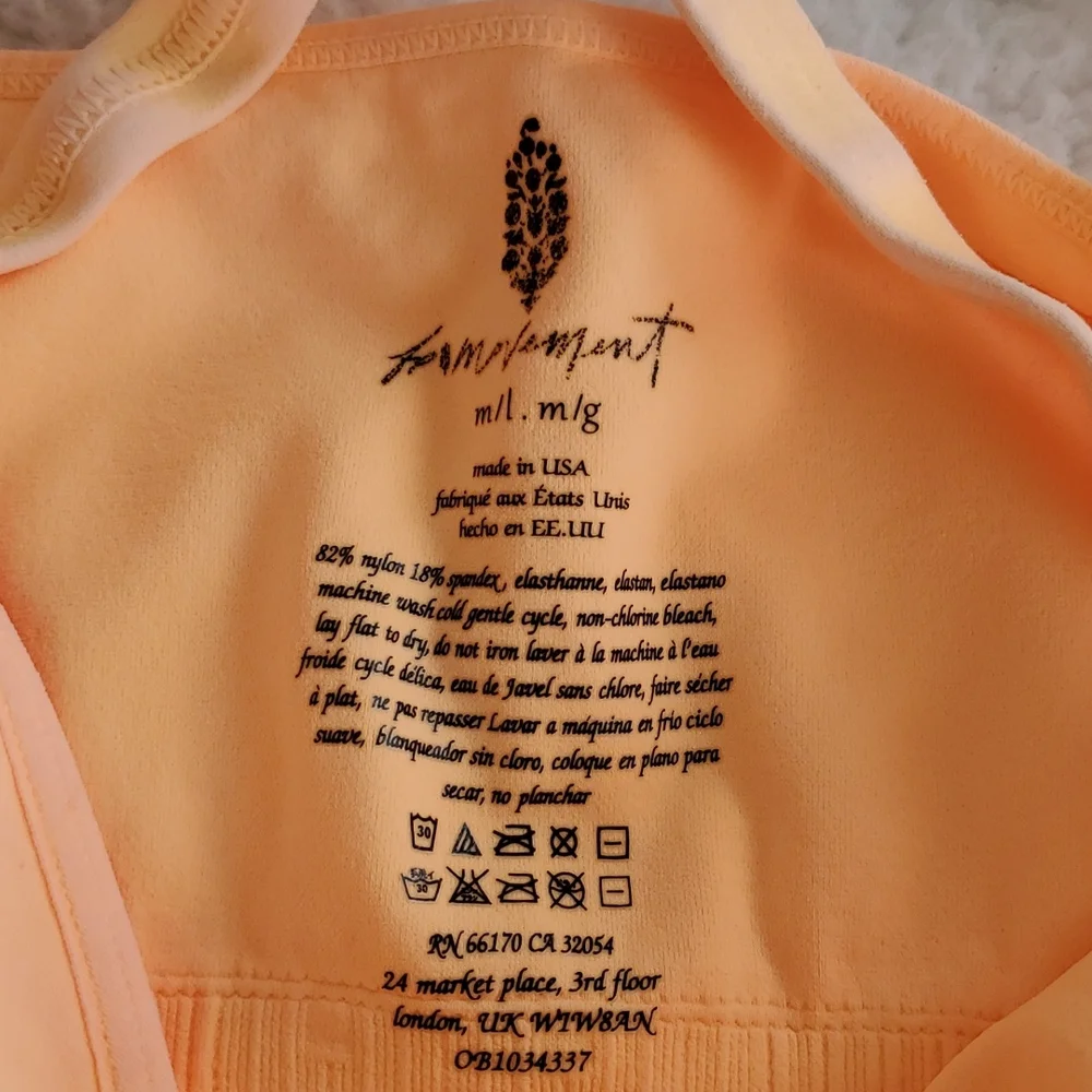 Free People Good Karma Crop Morning Sun - Picture 4 of 11